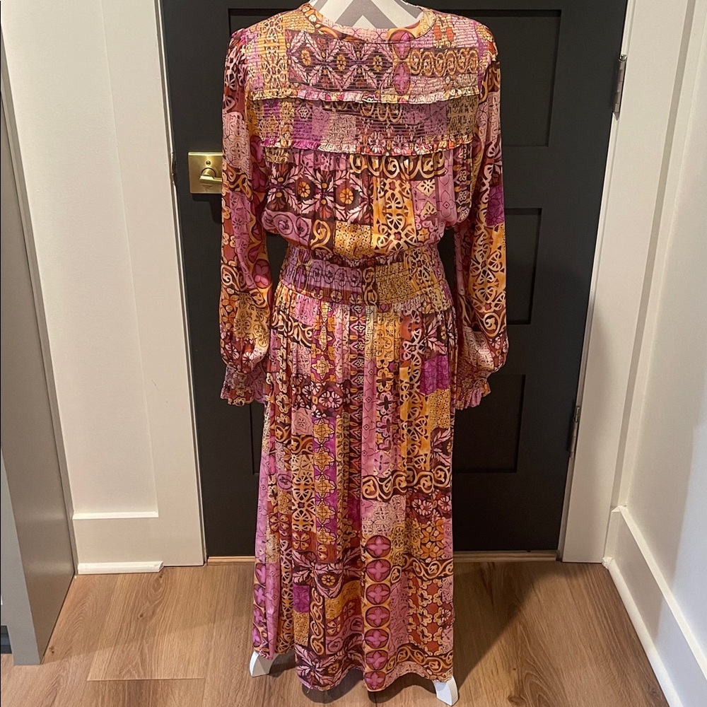 Anthropology Current Air Patchwork Long Sleeve Dr… - image 8